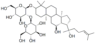 人参皂苷 Rg3分子式结构图