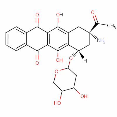 氨柔比星分子式结构图