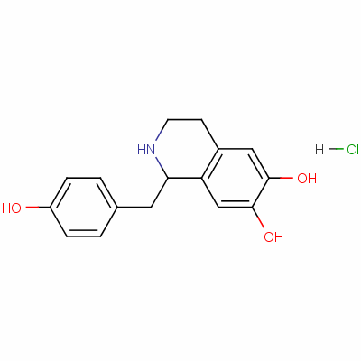 去甲乌药碱盐酸盐分子式结构图