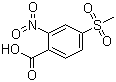 4-甲砜基-2-硝基苯甲酸分子式结构图