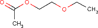 乙二醇乙醚乙酸酯分子式结构图