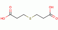 3,3'-硫代二丙酸分子式结构图