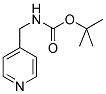 4-(BOC-氨基甲基)吡啶分子式结构图