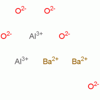 氧化铝钡分子式结构图