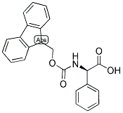 N-芴甲氧羰基-D-苯基甘氨酸分子式结构图