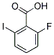 2-氟-6-碘苯甲酸分子式结构图