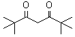 2,2,6,6-四甲基-3,5-庚烷二酮分子式结构图