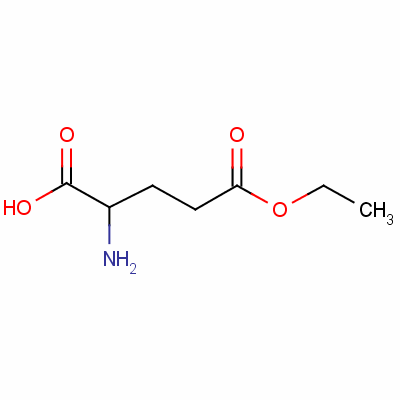 L-谷氨酸 gamma-乙酯分子式结构图