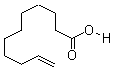 10-十一烯酸分子式结构图