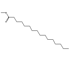 十六酸甲酯分子式结构图