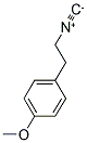 4-甲氧基苯基乙基异腈分子式结构图