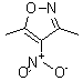 3,5-二甲基-4-硝基异噁唑分子式结构图