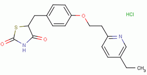 盐酸吡格列酮分子式结构图