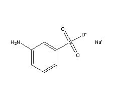 3-氨基苯磺酸钠分子式结构图