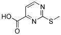 2-甲硫基-4-嘧啶甲酸分子式结构图