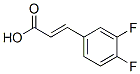 3,4-二氟肉桂酸分子式结构图