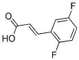 反式-2,5-二氟肉桂酸分子式结构图