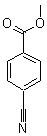 对氰基苯甲酸甲酯分子式结构图