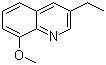 3-乙基-8-甲氧基喹啉分子式结构图