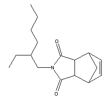 增效胺分子式结构图