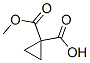 1,1-环丙基二甲酸单甲酯分子式结构图