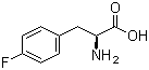 对氟-L-苯丙氨分子式结构图