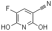 2,6-二羟基-5-氟-3-氰基吡啶分子式结构图