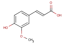 阿魏酸分子式结构图