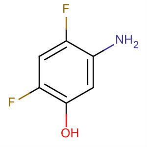 5-氨基-2,4-二氟苯酚分子式结构图