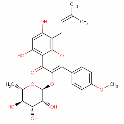 宝藿苷I分子式结构图