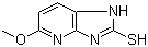 2-巯基-5-甲氧-3H-咪唑[4,5-b]吡啶分子式结构图