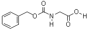 N-苄氧羰酰基甘氨酸分子式结构图