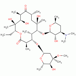 红霉素分子式结构图