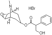 东莨菪碱氢溴酸盐分子式结构图