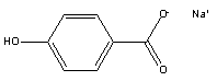 4-羟基苯甲酸钠分子式结构图