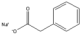 苯乙酸钠分子式结构图