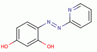 4-2-吡啶偶氮间苯二酚分子式结构图