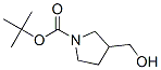 1-Boc-3-羟甲基吡咯烷分子式结构图