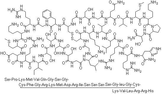 醋酸奈西立肽分子式结构图