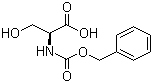 Cbz-L-丝氨酸分子式结构图