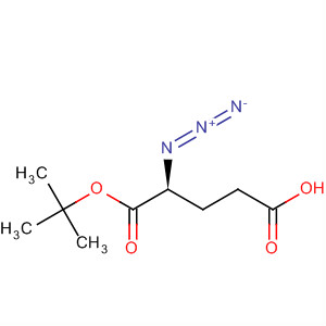 (S) 2-叠氮基-1,5-戊二酸-5-叔丁氧基单酯二环己基铵盐分子式结构图