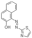 1-(2-联氮噻吩)-2-萘酚分子式结构图