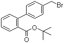 4'-溴甲基联苯-2-甲酸叔丁酯分子式结构图