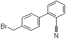 4'-溴甲基-2-氰基联苯分子式结构图