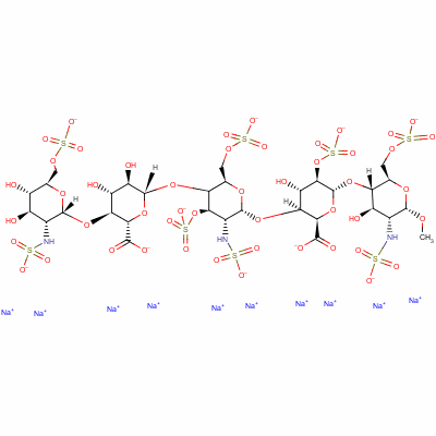 磺达肝癸钠分子式结构图