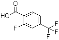 2-氟-4-三氟甲基苯甲酸分子式结构图