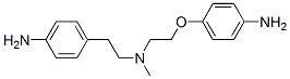 N-甲基-N-(4-氨基苯氧乙基)-4-氨基苯乙胺分子式结构图