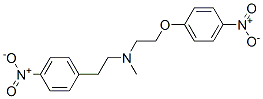 N-甲基-N-(4-硝基苯氧乙基)-4-硝基苯乙胺分子式结构图