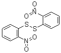 2,2'-二硝基二苯二硫分子式结构图