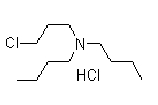 N-丁基-N-(3-氯丙基)-1-丁胺盐酸盐分子式结构图